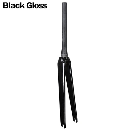 BXT Full Carbon Road Bike Fork,700C V Brake Fork, QR 100x9mm, Tapered Tube 39.8mm, fit BXT-045 Track frame