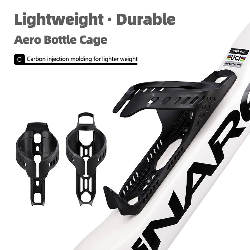 Bicycle Water Bottle Holder Pro Racing Aerodynamic Ultra Light Carbon Injection Durable Universal Fit Road Mountain Bike Parts