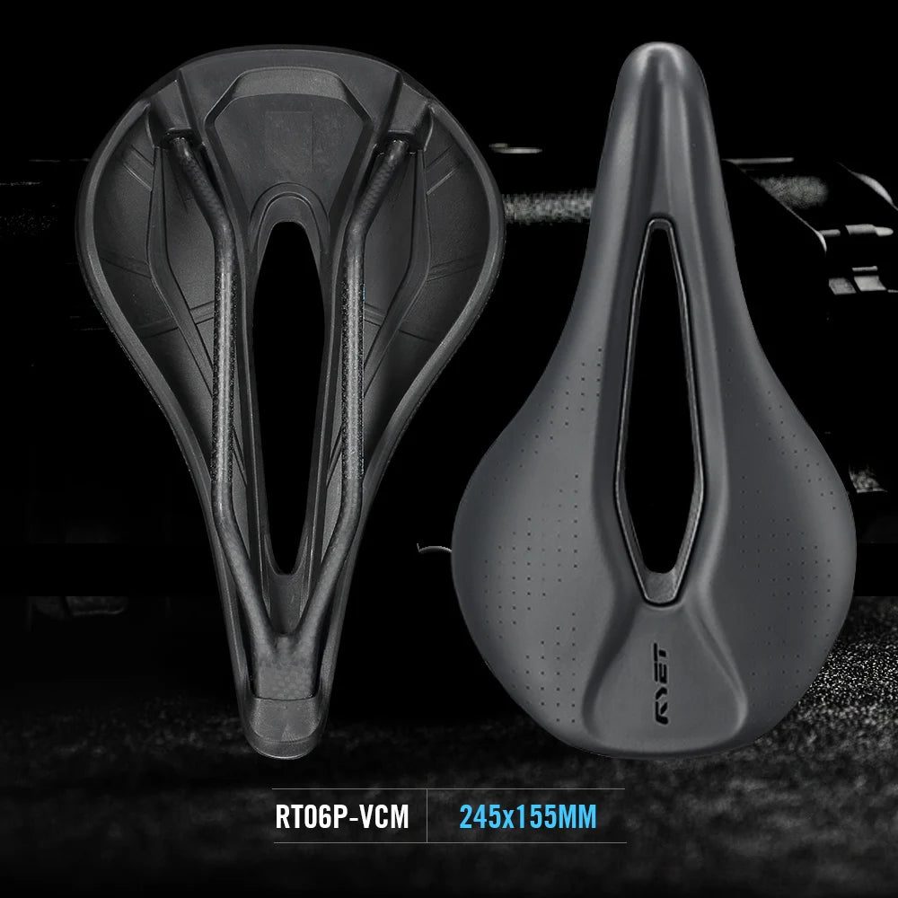 RYET Carbon 3D Printed Saddle 145/155MM 190g 7*9 Bike Seating For Men Women Triathlon Road MTB Mountain Gravel Cycling Parts