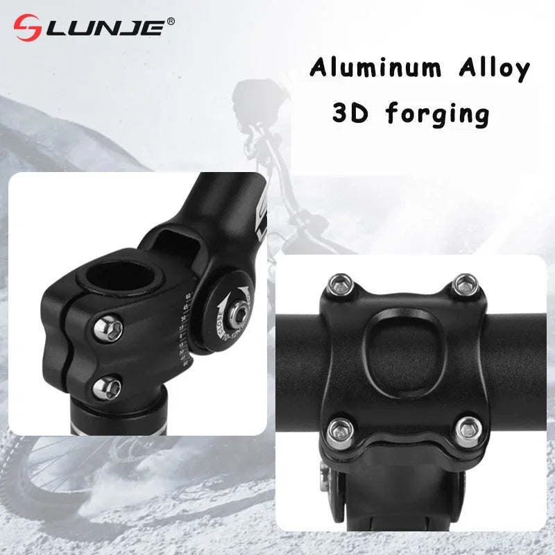 Adjustable Road Mountain Bicycle Stem MTB Bike Table 90/110/130mm Rod Front Fork Stem for 25.4/31.8mm Handlebar Power Parts