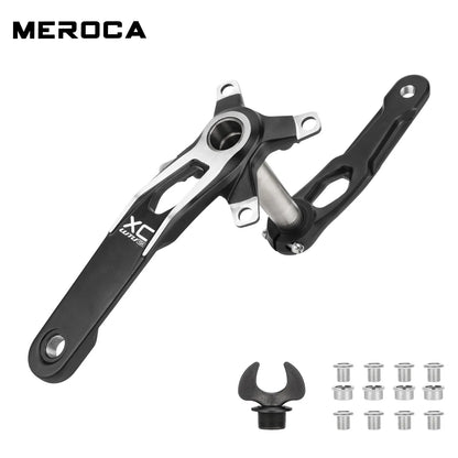 LUTU XC Hollow Integrated Crank MTB Cranks - Direct Mount MTB Single Chainring Aluminum Crankset MTB Accessories