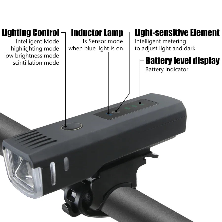 1000LM Bicycle Front Light Bright Bike Led Flashlight Lantern