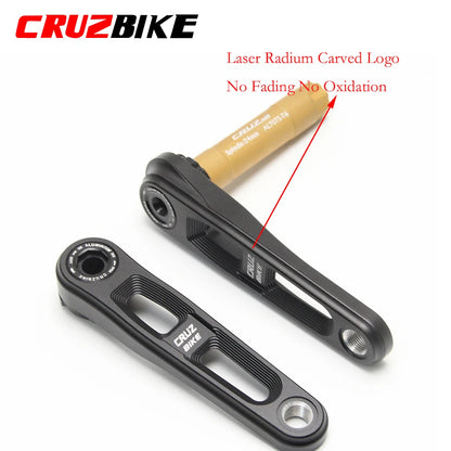 CRUZbike Children's Folding Bike Crankset Kid's Bicycle Hollow Tech Crank Ultralight 127/140/150mm Aluminum Alloy 7075 Axis