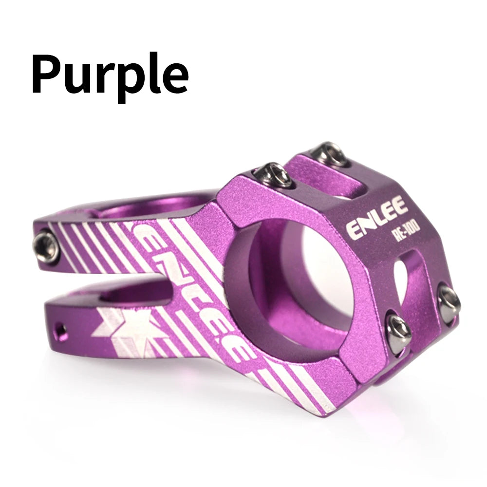 ENLEE MTB Stem 31.8x45mm High-Strength Short Handlebar Stem Aluminum Alloy Bicycle Bridge Racing Downhill Bike / Road Bike Stem