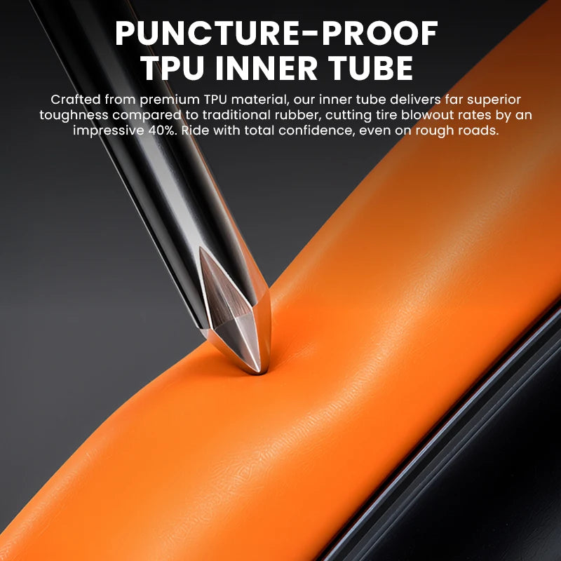BUCKLOS Gravel Road Bike Inner Tube 700C Bicycle TPU Inner Tube 700x23/32C 700x33/45C TPU Inner Tire 45mm 65mm 80mm Presta Valve