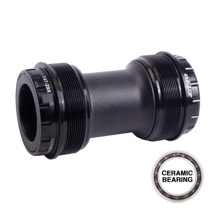 ZTTO Ceramic Bearing T47 BB Thread Bottom Bracket 24mm 29mm 30mm Crankset DUB T47BB 68 73 79mm Shell Spline Axis MTB Road Bike