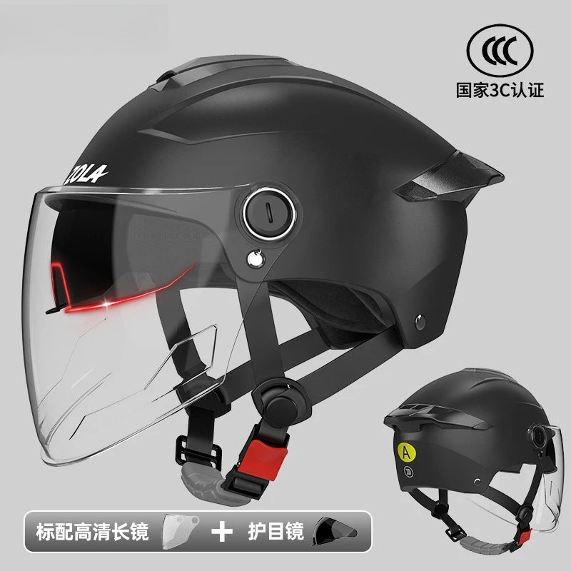 Citylight Sun Visor Half Helmet