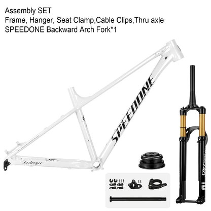 SPEEDONE Mtb 29 Aluminum Alloy Frame Hidden Internal Wiring 12x148mm Boost Endurance Race Bicycle Frame 27.5/29er Bicycle Parts