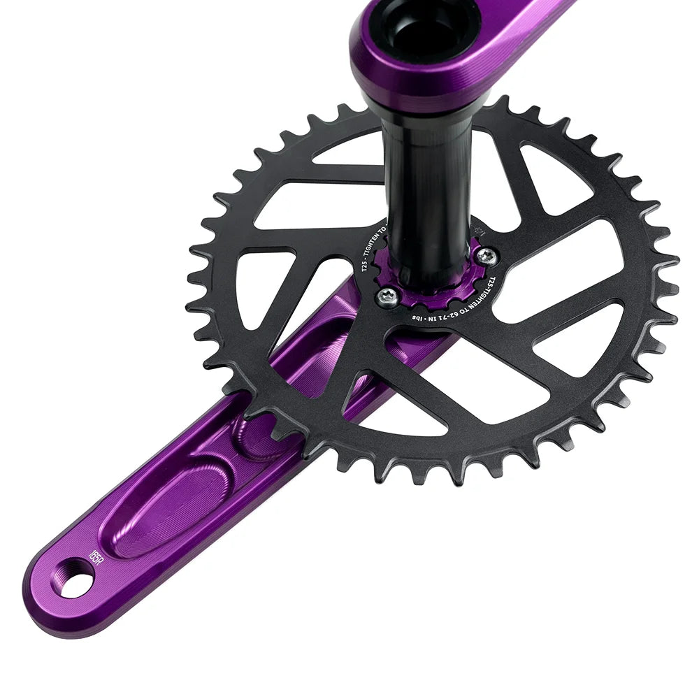 ZRACE RX2 Gravel / Road Crankset, High-precision CNC Machining, Ultra-strong Alloy Shaft, 165/170, 53-39/52-36/50-34/40/42/44T