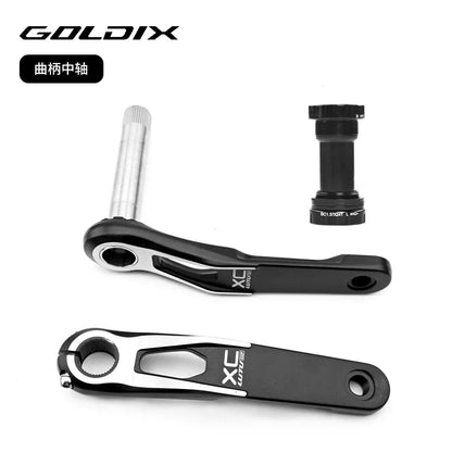 GOLDIX MTB Crankset 170/175mm SL 3 Bolt Direct Mount Crank 0mm Offset 34T 36T 38T 40T Chainring for XC AM