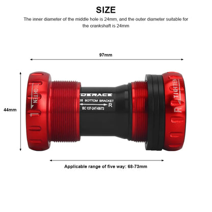 Bicycle Bottom Bracket Sealed Bearing 24 22 MM BB SET BB68/73 MTB Mountain Bike Thread Kit For SRAM GXP Prowheel Crankset Part