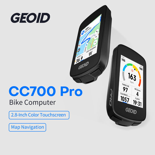 GEOID CC700 Pro Bicycle Computer GPS 2.8-Inch Touchscreen Bike