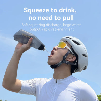 CYCLAMI Bicycle 650ml Aerodynamic Water Bottle Bracket Set Bike Water Bottle MTB Road Frame Down Tube Riding Water Kettle