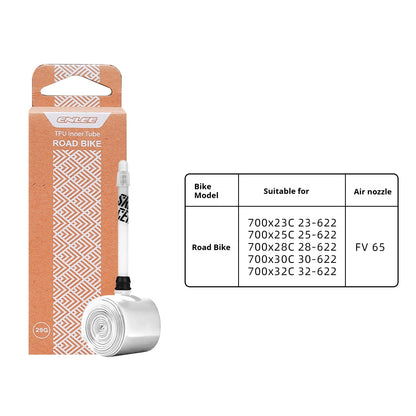 ENLEE Bike Tire Inner Tube TPU F/V Road Mountain Bike TPU Inner Tube Presta Valve 45mm 65mm 85mm Bicycle Inner Tire Bike Parts