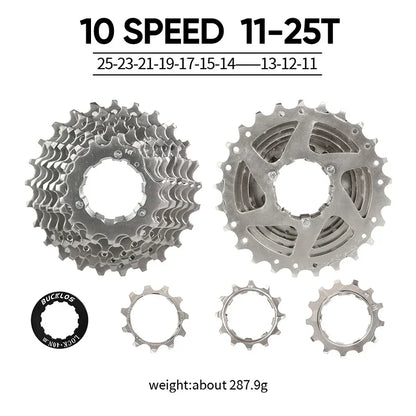BUCKLOS Bicycle Flywheel 8/9/10/11/12 Speed Bike Cassette 36T/40T/42T/46T/50T/52T MTB Road Bike Freewheel for SHIMANO HG K7 Part