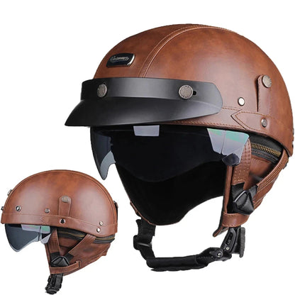 Heritage PU Scooter Helmet
