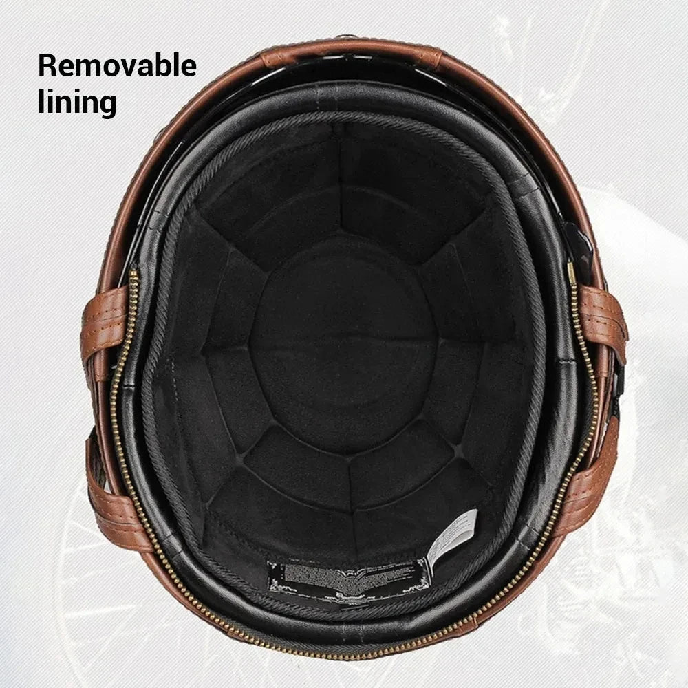 Heritage PU Scooter Helmet