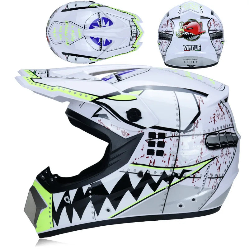 capacete  motocross helmet casco AM DH Motorcycle helmet children adult off-road helmet bike downhill cross helmet