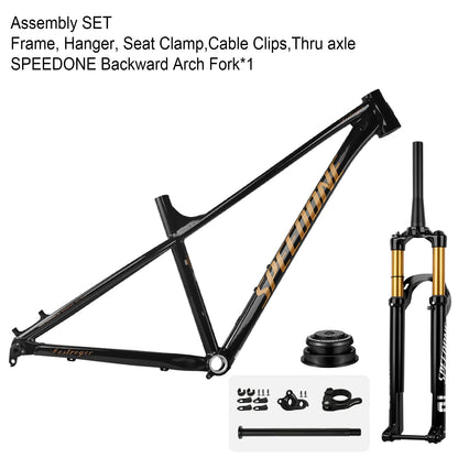SPEEDONE Mtb 29 Aluminum Alloy Frame Hidden Internal Wiring 12x148mm Boost Endurance Race Bicycle Frame 27.5/29er Bicycle Parts