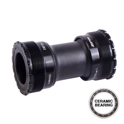 ZTTO Ceramic Bearing T47 BB Thread Bottom Bracket 24mm 29mm 30mm Crankset DUB T47BB 68 73 79mm Shell Spline Axis MTB Road Bike