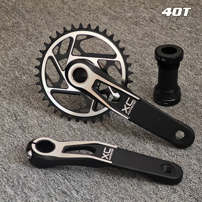GOLDIX MTB Crankset 170/175mm SL 3 Bolt Direct Mount Crank 0mm Offset 34T 36T 38T 40T Chainring for XC AM