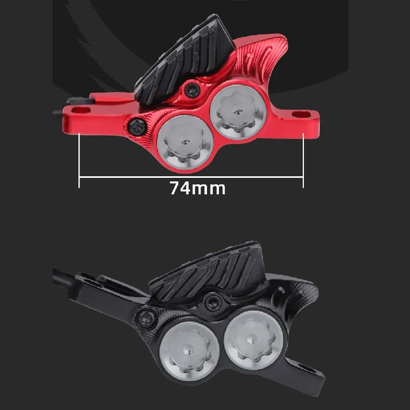 IIIPRO E4 Brake Ultralight 4 Piston Bicycle Hydraulic Brake 800/1550mm MTB Brake Cooling Oil Pressure AM DH Road Bike Disc Brake