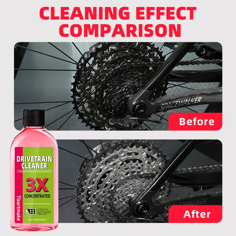 100ml Bike Drivetrain Cleaner Bicycle Chain Cleaning Maintenance