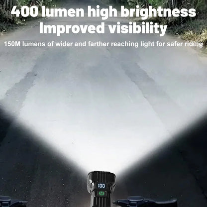 Bike Light with 140 dB HornTYPE-C Rechargeable MTB Deadlight 12