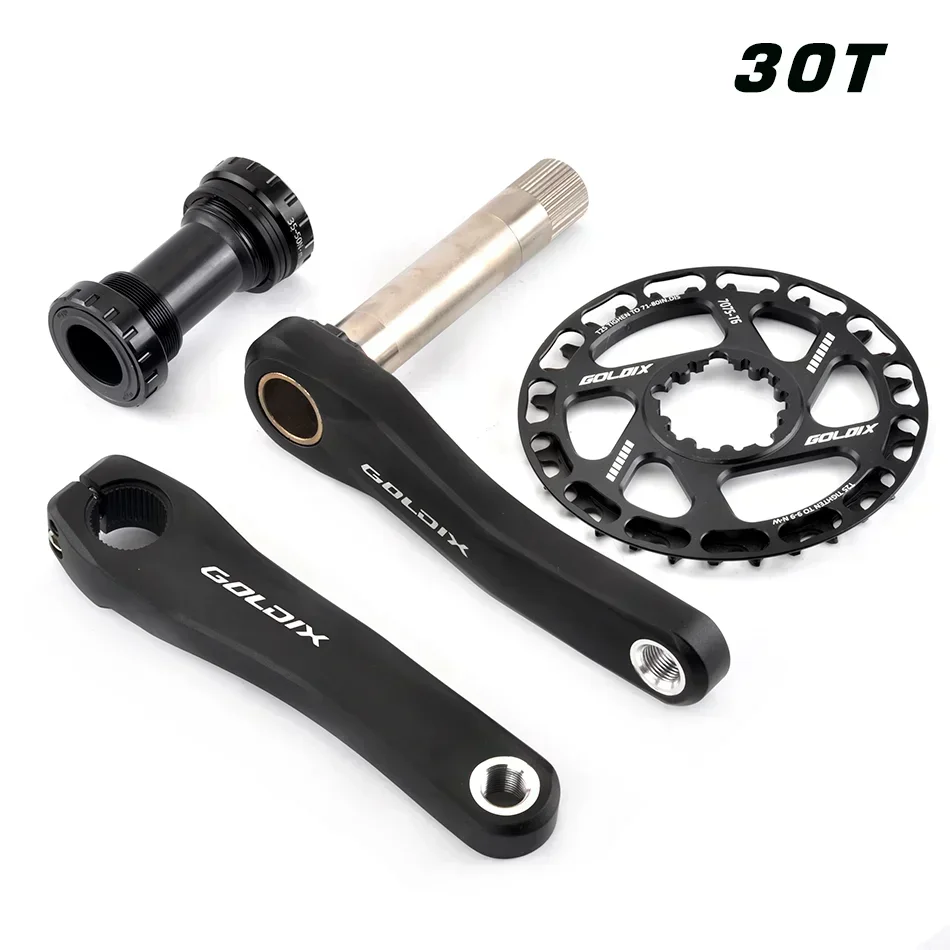 Ultralight Children's Bicycle Crank 110mm 127mm 140mm 150mm 155mm 160mm Crankset for Kid Support 7-12Speed Bike Accessories