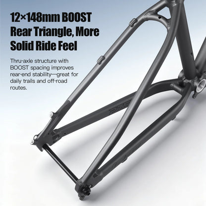 SPEEDONE Mtb 29 Aluminum Alloy Frame Hidden Internal Wiring 12x148mm Boost Endurance Race Bicycle Frame 27.5/29er Bicycle Parts