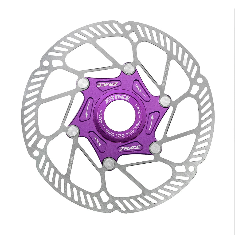 ZRACE Z2 Center Lock Disc Rotor Bike Brake Rotor Strong Heat Dissipation Floating Rotor MTB / Road Disc Brake