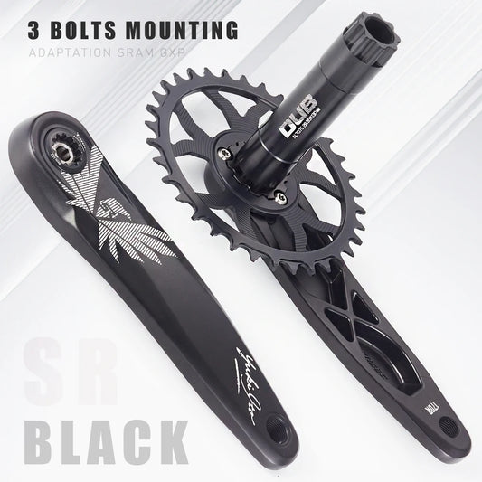 KRSEC Ultralight MTB Bike Crank DUB Axis Diameter 28.9mm