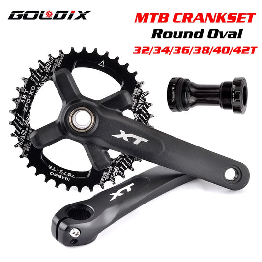 XT Bicycle Crankset 104BCD MTB Bike Crank Chainring 170mm 175mm