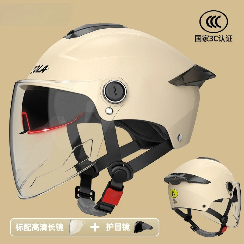Citylight Sun Visor Half Helmet