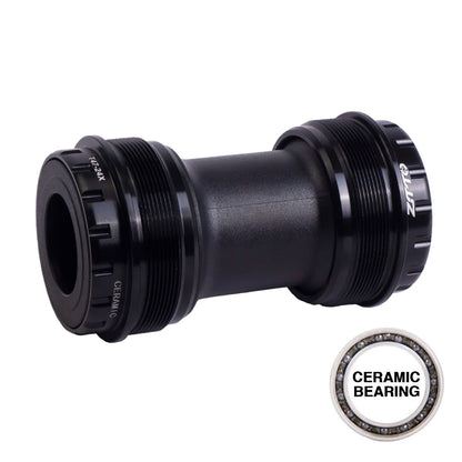 ZTTO Ceramic Bearing T47 BB Thread Bottom Bracket 24mm 29mm 30mm Crankset DUB T47BB 68 73 79mm Shell Spline Axis MTB Road Bike
