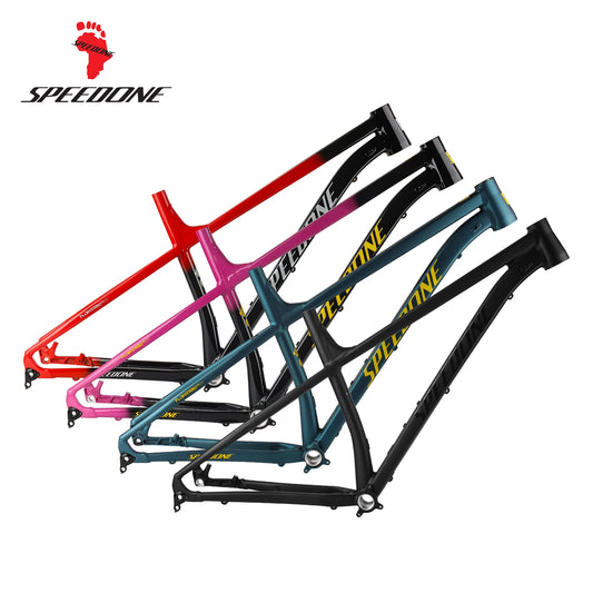 SPEEDONE Bicycle Frame 29er 148mm Aluminum 29 MTB Frame Tapered for Endurance Racing Gradient Color Boost Mountain Bike Frame