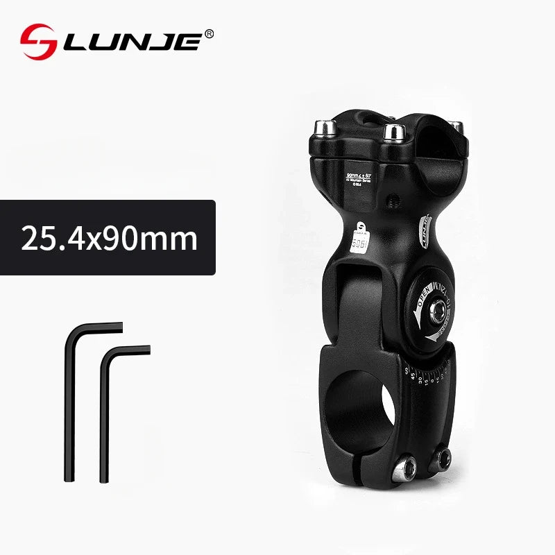 Adjustable Road Mountain Bicycle Stem MTB Bike Table 90/110/130mm Rod Front Fork Stem for 25.4/31.8mm Handlebar Power Parts