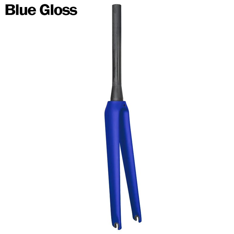BXT Full Carbon Road Bike Fork,700C V Brake Fork, QR 100x9mm, Tapered Tube 39.8mm, fit BXT-045 Track frame