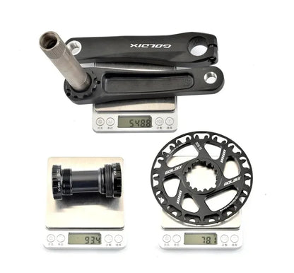 Ultralight Children's Bicycle Crank 110mm 127mm 140mm 150mm 155mm 160mm Crankset for Kid Support 7-12Speed Bike Accessories