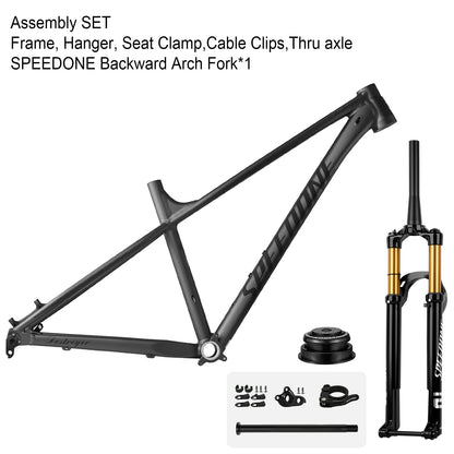 SPEEDONE Mtb 29 Aluminum Alloy Frame Hidden Internal Wiring 12x148mm Boost Endurance Race Bicycle Frame 27.5/29er Bicycle Parts
