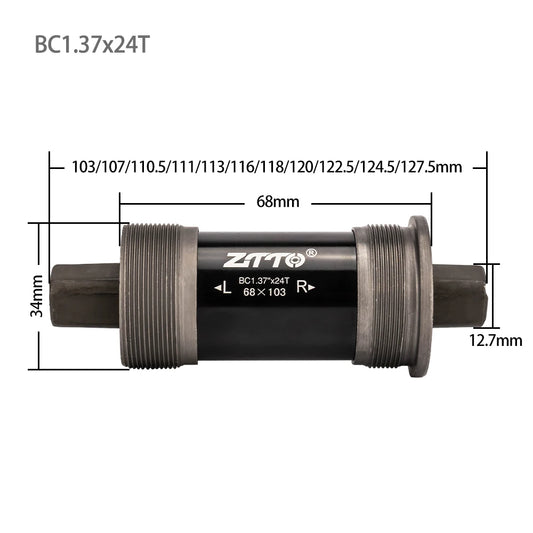ZTTO Bicycle BSA 68x103mm 107mm 110.5mm 113mm 116mm Square