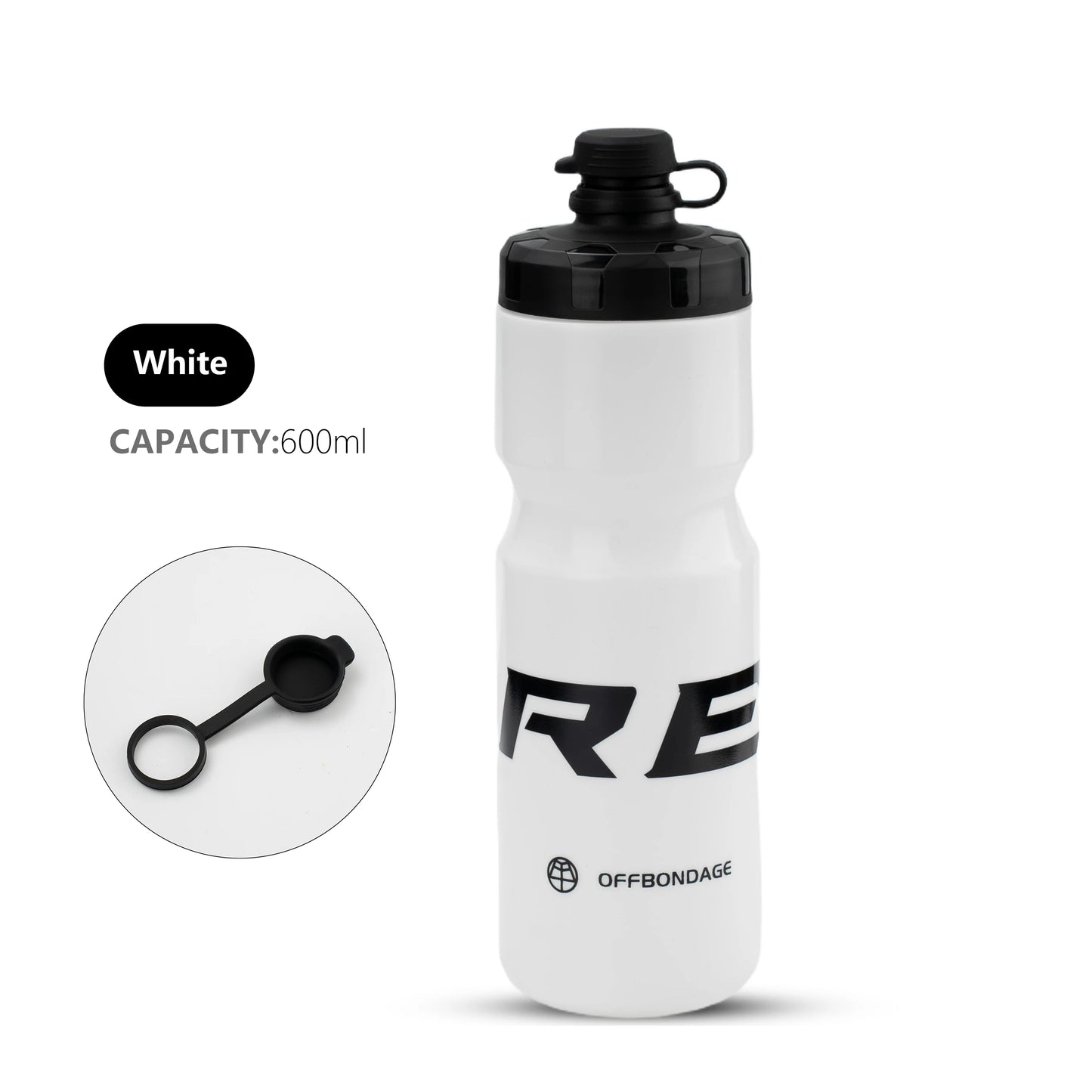OFFBONDAGE Bicycle Water Bottle Squeezable Cycling Bottle Non-Deform Ultralight Sports Bottle Outdoor Camping Bike Drink Bottle