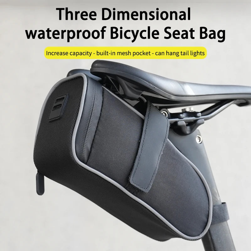 Bicycle Saddle Bag Portable Mini Bike Saddle Bags Reflective Scratch Resistant Cycling Bag Accessories