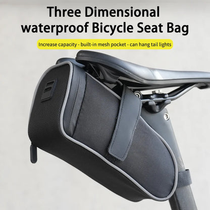 Bicycle Saddle Bag Portable Mini Bike Saddle Bags Reflective Scratch Resistant Cycling Bag Accessories