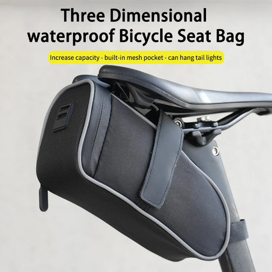 Bicycle Saddle Bag Portable Mini Bike Bags Reflective Scratch