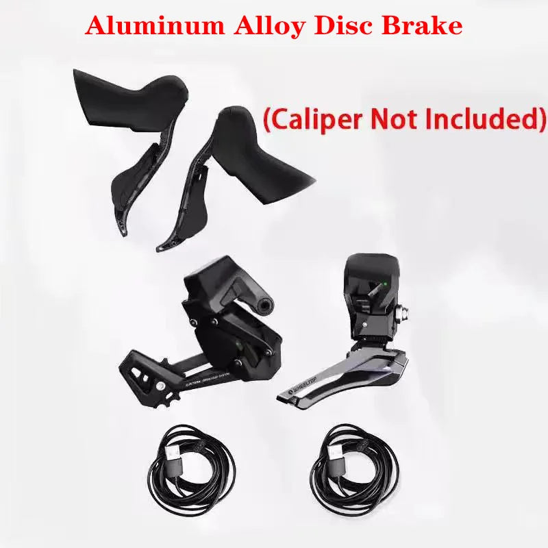 WHEELTOP EDS TX Wireless Electronic Groupset Road Bike Carbon Compatible with Rim Disc Brake Shifters Front Rear Derailleur