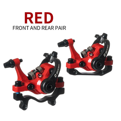 ZOOM DB680 Bicycle Brakes MTB Mechanical Disc Brake Set For MTB Electric Scooters Caliper With Rotor 160mm Winter Cycling Parts