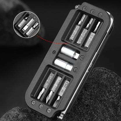10-in-1 Bicycle Multi-Tool Steel Cycling Combination Maintenance Tools Multifunctional Portable Bike Maintenance Tools