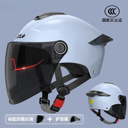 Citylight Sun Visor Half Helmet