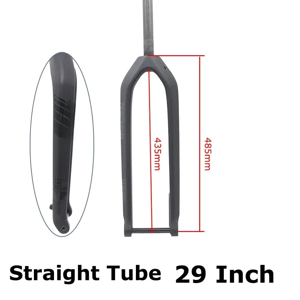 Full Carbon MTB Fork for XC & Gravel | 15*110mm Boost Thru-Axle | Fits 26/27.5/29" | Disc Brake |  Straight/ Tapered Steere